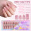 5 Colors Soft Gel Nail Tips Pre-applied Base Coat 15 Sizes DIY 3
