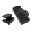 U-vormig wimperpillot met plank, zwart 5