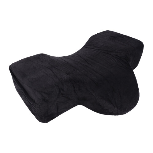 (Black) U-Shaped Memory Foam Lash Pillow Pink 1