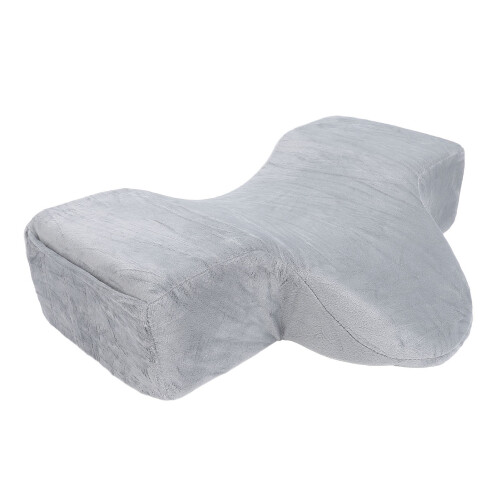 (Gray) U-Shaped Memory Foam Lash Pillow Pink 2