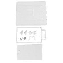 (White) Yogamatte-Ständer mit Rädern Eck-Organizer Gelb