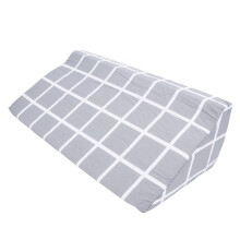 Grijs Plaid Wig Kussen Foam Positie