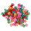 100x Mini haarclips kleurrijk accessoire 1