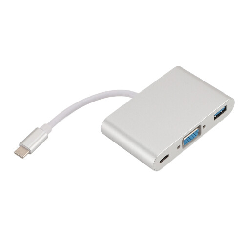 3-in-1 Typ-C-HUB USB3.0 PD VGA Adapter 2