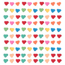 100st Hartvormige Mini Klipjes Voor Meisjes