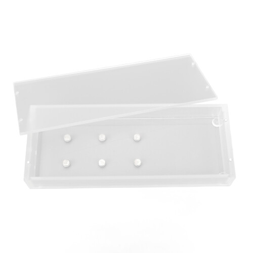 Porta Pinzette Magnetico Acrilico Trasparente 2
