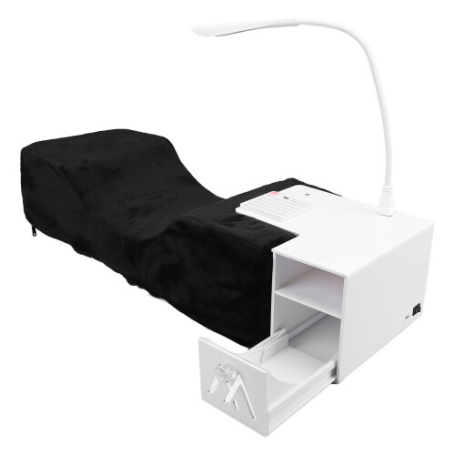 USB LED Eyelash Pillow with Shelf Black 2
