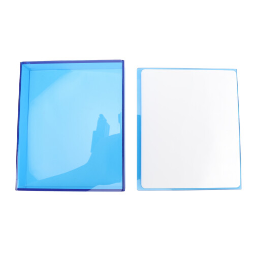 (Transparent Blue) Acryl Wimperbox Waterdicht Stofvrij 2