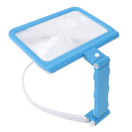(Blue) Nekvergrootglas 5X 48 LED Oranje 2