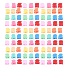 100x Mini Klipclips Schattig Haarspeld Mixkleur Voor Meisjes