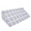 Grijs Plaid Wig Kussen Foam Positie 2