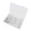 (Silver) 375st Zilveren Dreadlock Metalen Coils 5