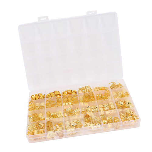 260st Haar Dreadlocks Rings Braid Clips Set 2