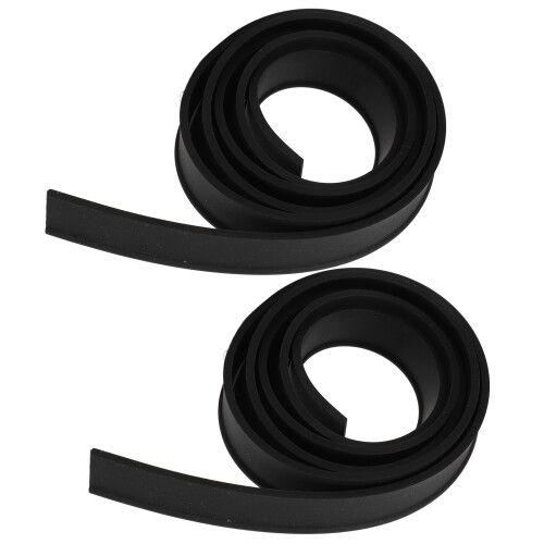 2x Squeegee Rubber Blades Cut-to-Size for Windows & Glass 1