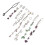Dreadlock Rings Haar Braid Clips Zilver 5