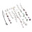 Dreadlock Rings Haar Braid Clips Zilver 2