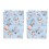 (B27) 2x Waterdichte Luiertas Dubbele Ritse B27 1