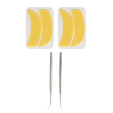 2x U-Shaped Eyelash Pads for Extension Curling
