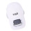 (White) Solar-Lüfter-Hut mit breiter Krempe UV-Schutz USB-Laden Rosa 4