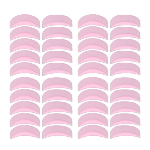 20x Silicone Eyelash Perm Pads Reusable Lash Lifting Rods 2