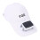 (White) Solar-Lüfter-Hut mit breiter Krempe UV-Schutz USB-Laden Rosa 5