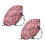 (Pink) 2x Foldable Pink Nail Tool Organizer 4