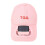 (Pink) Cappello Ventilatore Solare UV USB Tesa Larga Rosa 2