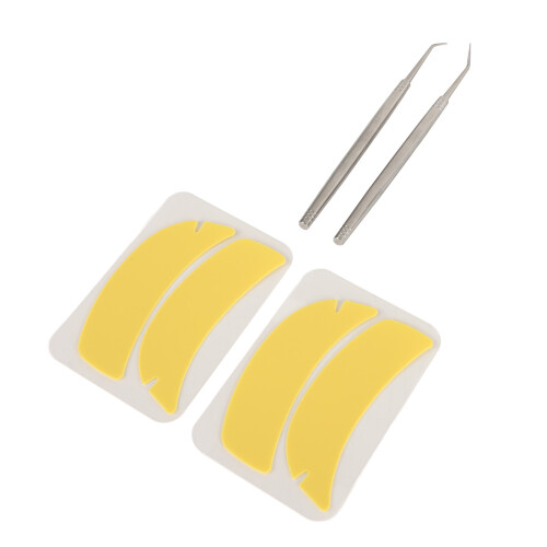 2x U-Shaped Eyelash Pads for Extension Curling 2