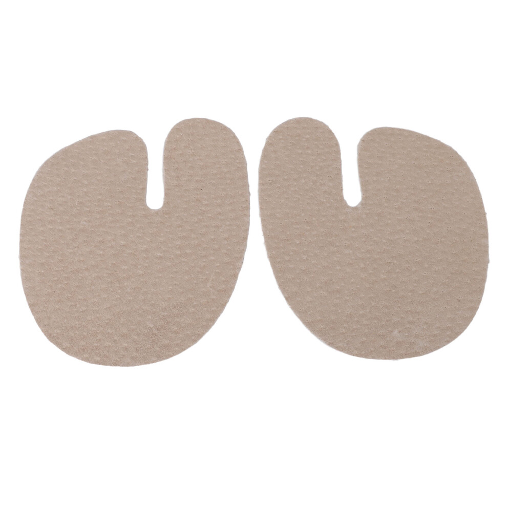 (Apricot) 1 Pair Flip Flops Forefoot Pad Anti Slip Leather Metatarsal Pad Black-image-OPC-PMHBJZV-NEW