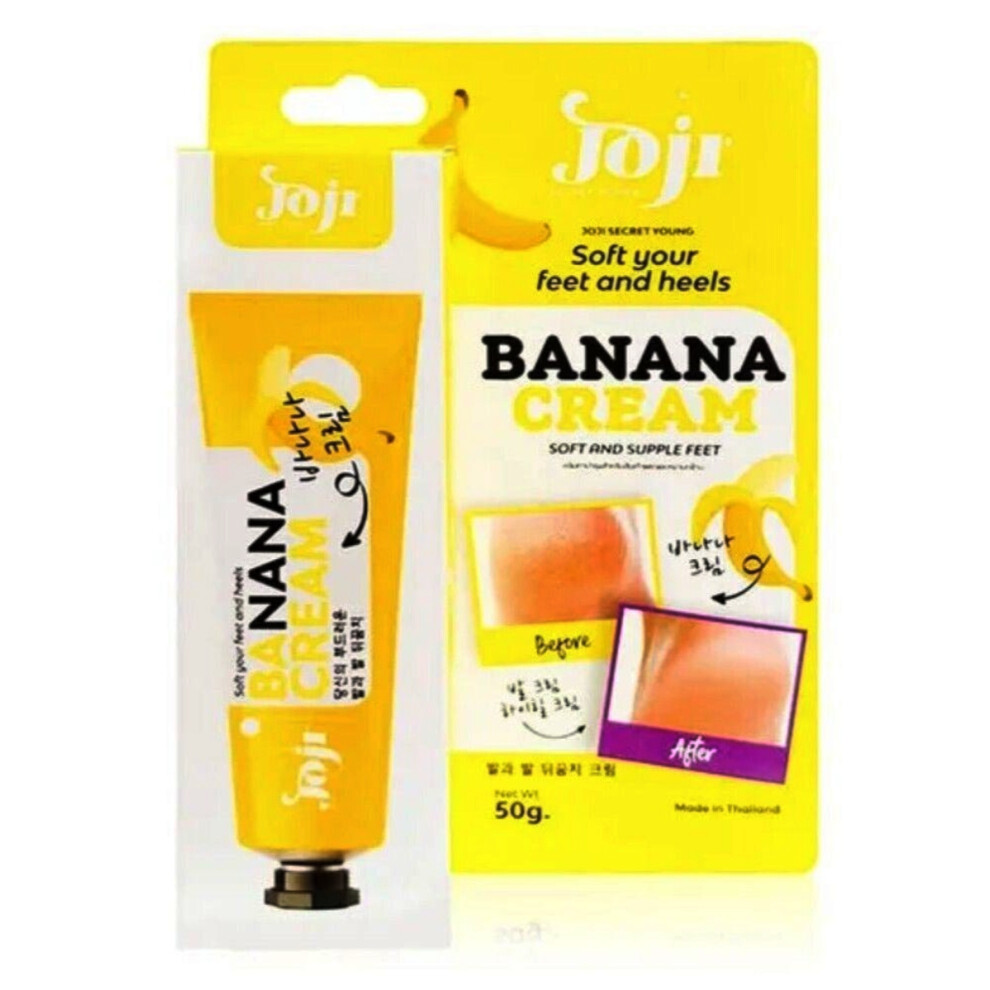 Cream Joji Banana Foot | Deep Moisturizing & Heel Softening | Cracked Heels And Rough Feet - 50G