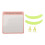 (Yellow) Gele siliconen wimperseparator 1