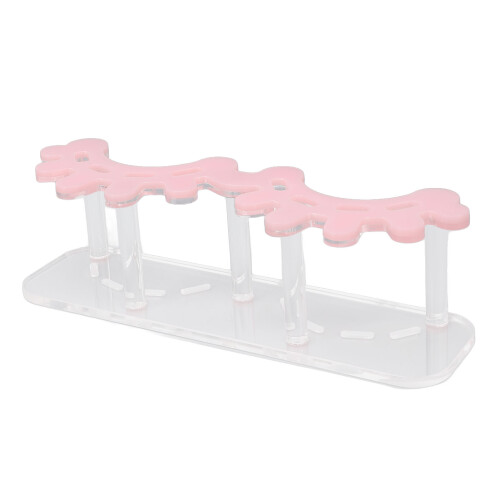 8-Hole Pink Lash Tweezer Holder 2