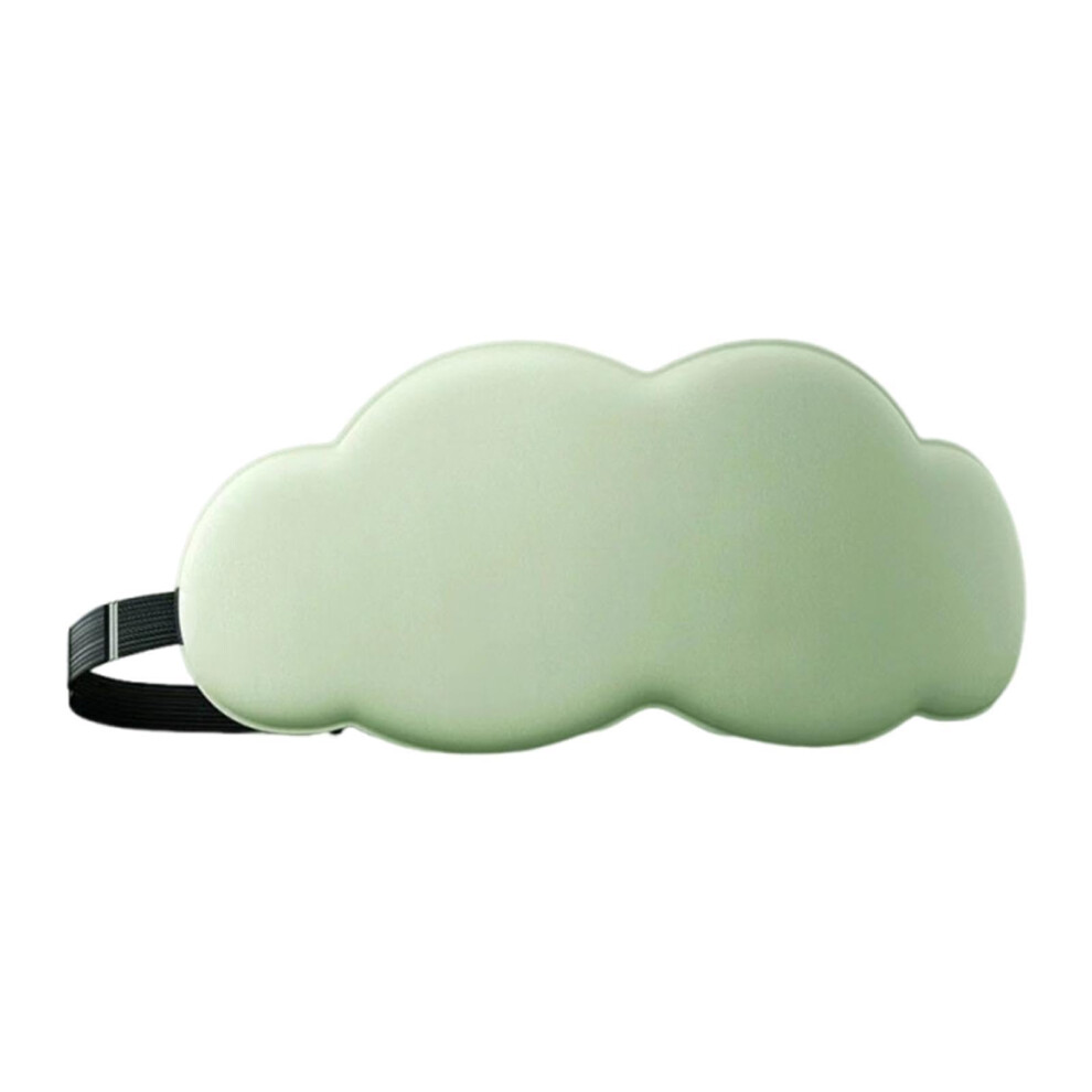 Green Sleep Mask Ice Silk Eye Mask Comfortable Eye Shade, Travel Blindfold For Plane Nap Car, Eye Cover