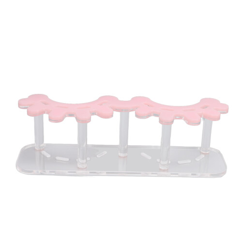 8-Hole Pink Lash Tweezer Holder 1
