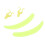 (Yellow) Gele siliconen wimperseparator 3