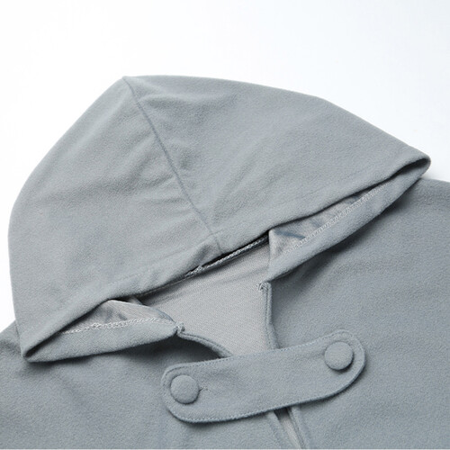 Dames winter cape met capuchon, mouwloos, knoopsluiting, cosplay 2