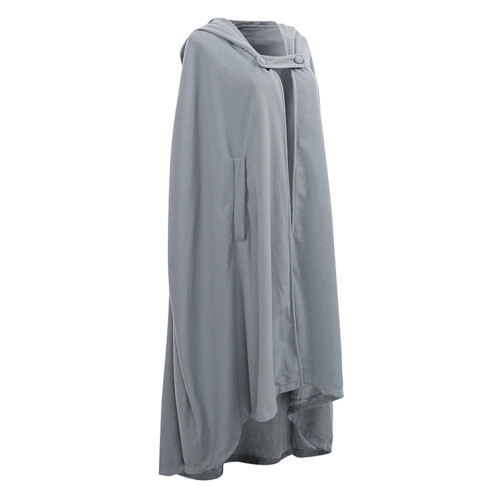 Dames winter cape met capuchon, mouwloos, knoopsluiting, cosplay 1