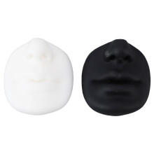 2x Tattoo Lip Piercing Practice Pad Black/White