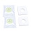 (Citrus Bergamia) 2pcs White Peach Car Aromatherapy Vent Clips 1