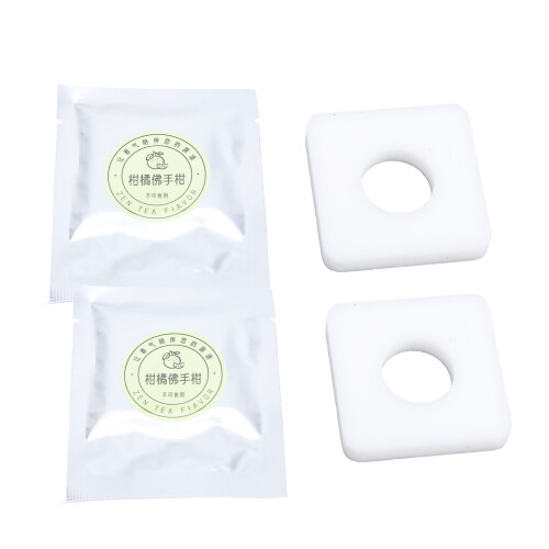 (Citrus Bergamia) 2pcs White Peach Car Aromatherapy Vent Clips