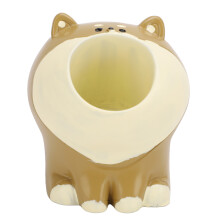 (Brown) Hars Dieren Pen Organizer Decoratie Houder Roze