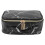 Large Waterproof Marble PU Leather Toiletry Bag Black 1