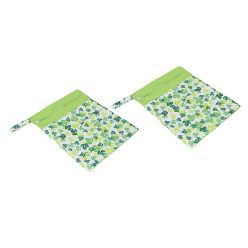 (B22) 2x Waterdichte luiertas met 2 ritsvakken 1