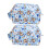 (B25) 2 Stück Cartoon-Windelbeutel 3D wasserdicht mit Griff 1