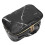 Large Waterproof Marble PU Leather Toiletry Bag Black 5