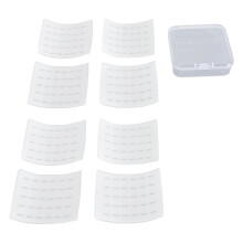 (Black) 8x Zelfklevende Wimperstrips Zwart