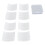 (Black) 8x Zelfklevende Wimperstrips Zwart 1