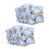 (B25) 2 Stück Cartoon-Windelbeutel 3D wasserdicht mit Griff 5