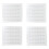 (Black) 8x Zelfklevende Wimperstrips Zwart 5