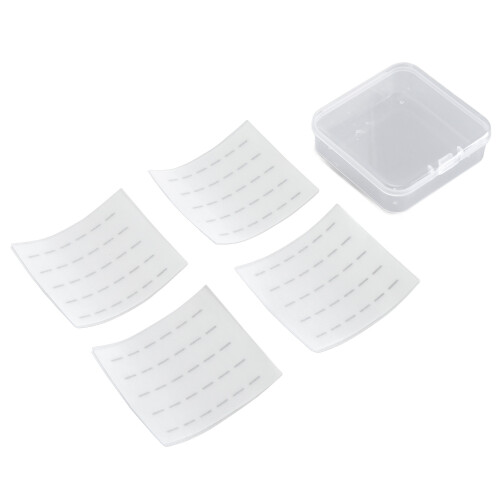 (Black) 8x Zelfklevende Wimperstrips Zwart 1